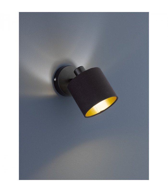 Tommy Modern Single Spotlight Black Matt-1