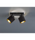 Tommy Modern 2 Light Twin Ceiling Spotlight Black Matt-1
