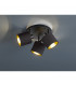Tommy Modern 3 Light Ceiling Spotlight Clusters Black Matt-1