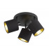 Tommy Modern 3 Light Ceiling Spotlight Clusters Black Matt-3
