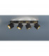 Tommy Modern 4 Light Ceiling Spotlight Bar Black Matt-2