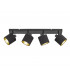 Tommy Modern 4 Light Ceiling Spotlight Bar Black Matt-3