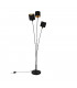 Tommy Modern 3 Light Multi Arm Floor Lamp Black Matt with Footswitch-1