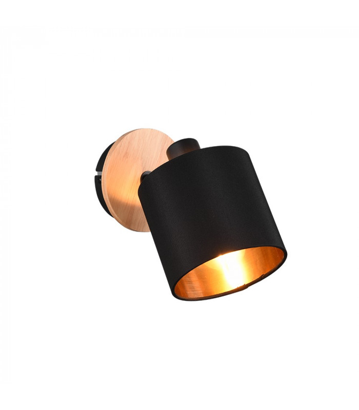 Tommy Modern Single Spotlight Wood coloured-1