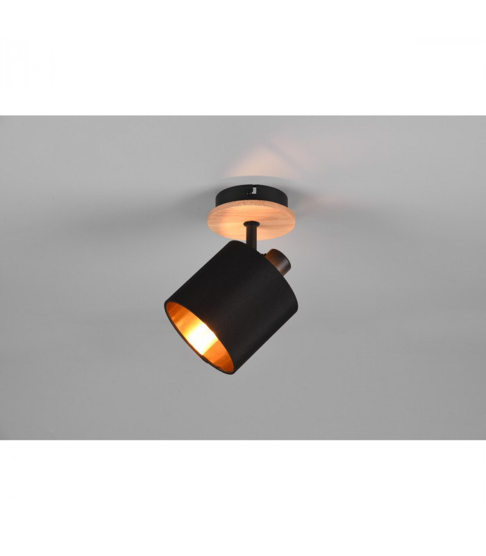Tommy Modern Single Spotlight Wood coloured-3