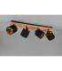Tommy Modern 4 Light Ceiling Spotlight Bar Wood coloured-3