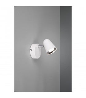 Toulouse Modern Single Spotlight White Matt 3000K-1
