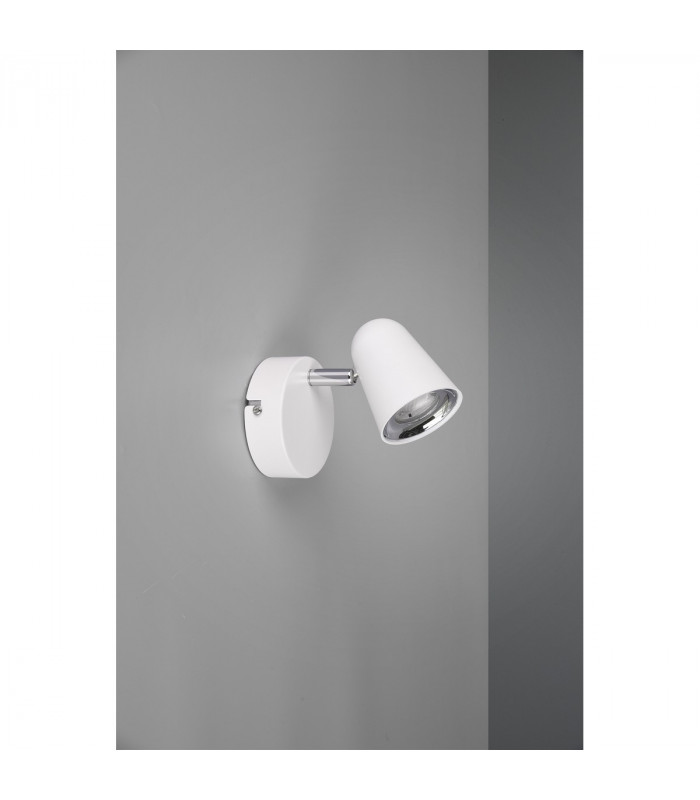 Toulouse Modern Single Spotlight White Matt 3000K-2