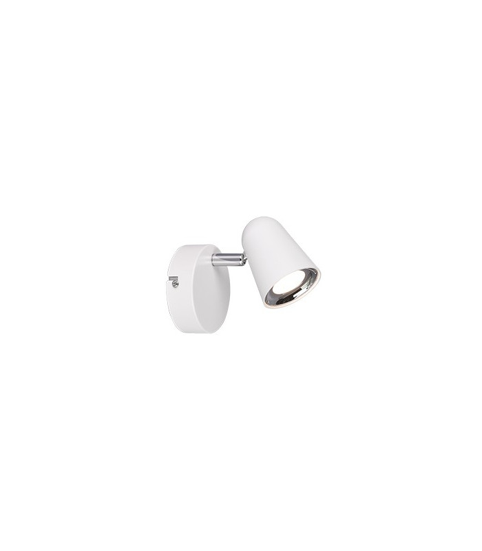 Toulouse Modern Single Spotlight White Matt 3000K-3