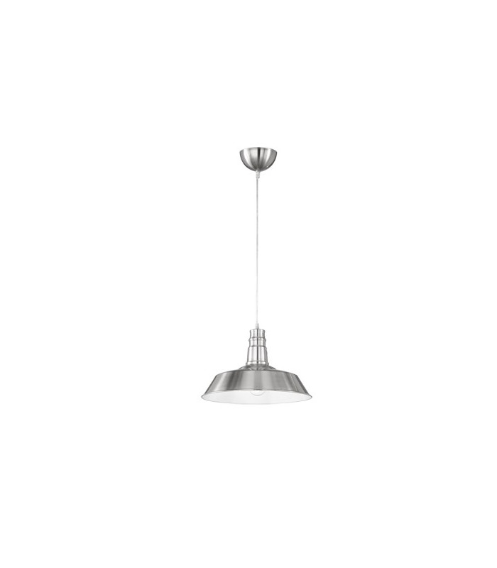 Will Modern Dome Pendant Ceiling Light Nickel Matt-4