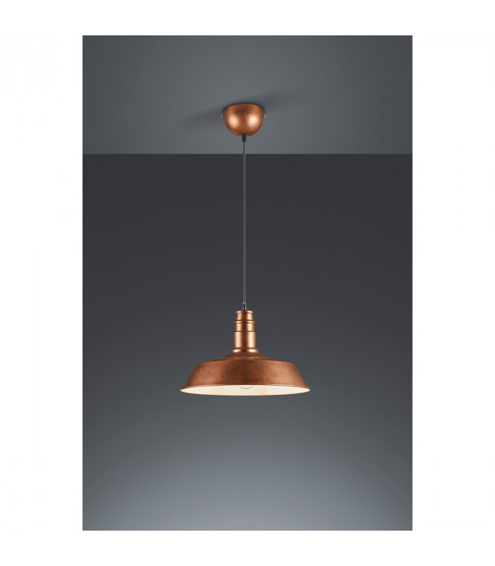 Will Modern Dome Pendant Ceiling Light Antique copper-1