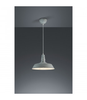 Will Modern Dome Pendant Ceiling Light concrete look-1