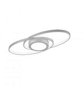 Galaxy Modern LED Semi Flush Light Titanium 3000K-1