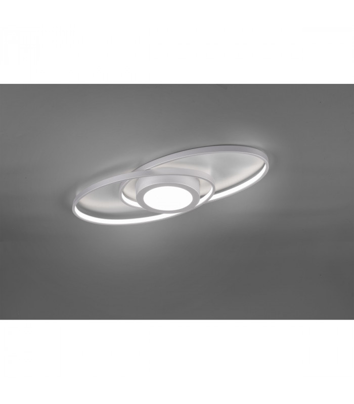 Galaxy Modern LED Semi Flush Light Titanium 3000K-2