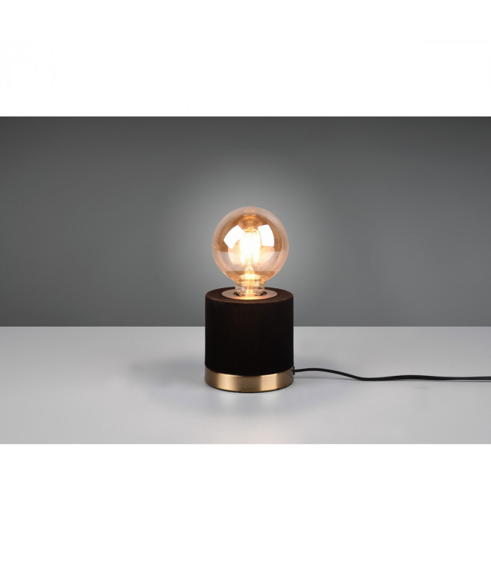 Judy Modern Cylindrical Table Lamp Black-2