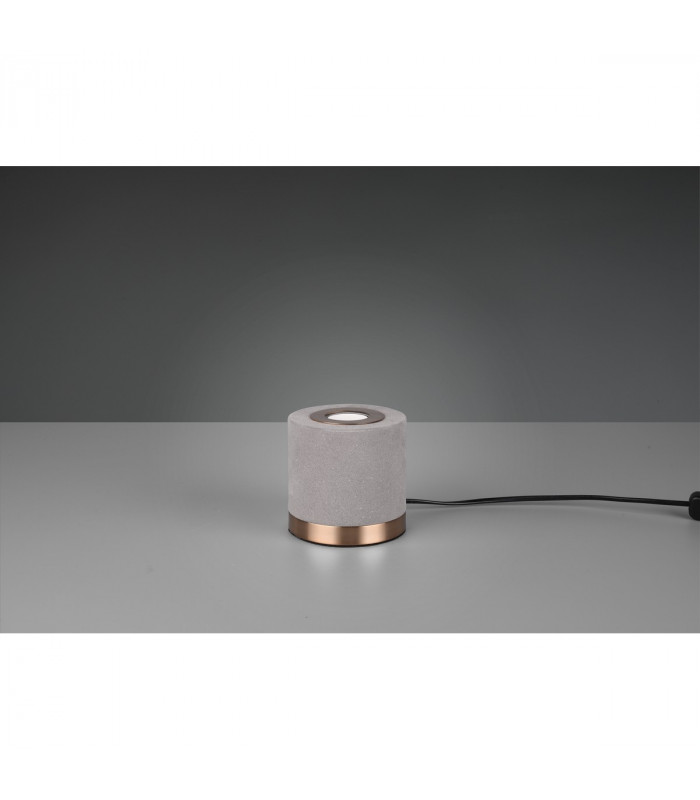 Judy Modern Cylindrical Table Lamp Grey-4