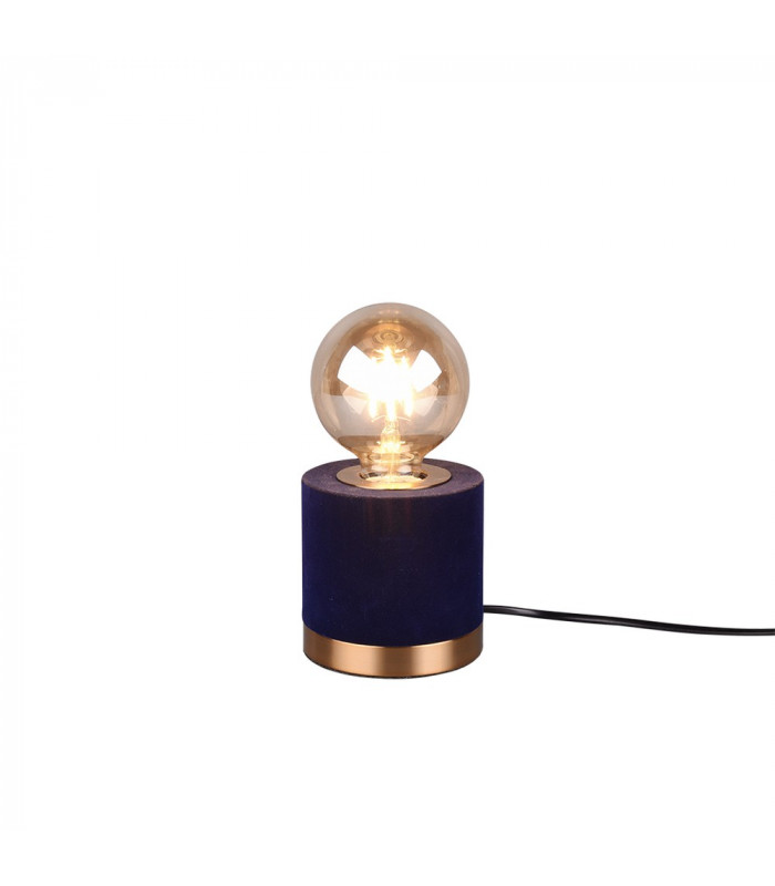 Judy Modern Cylindrical Table Lamp Blue-1