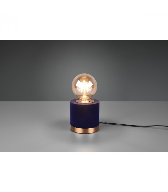 Judy Modern Cylindrical Table Lamp Blue-2