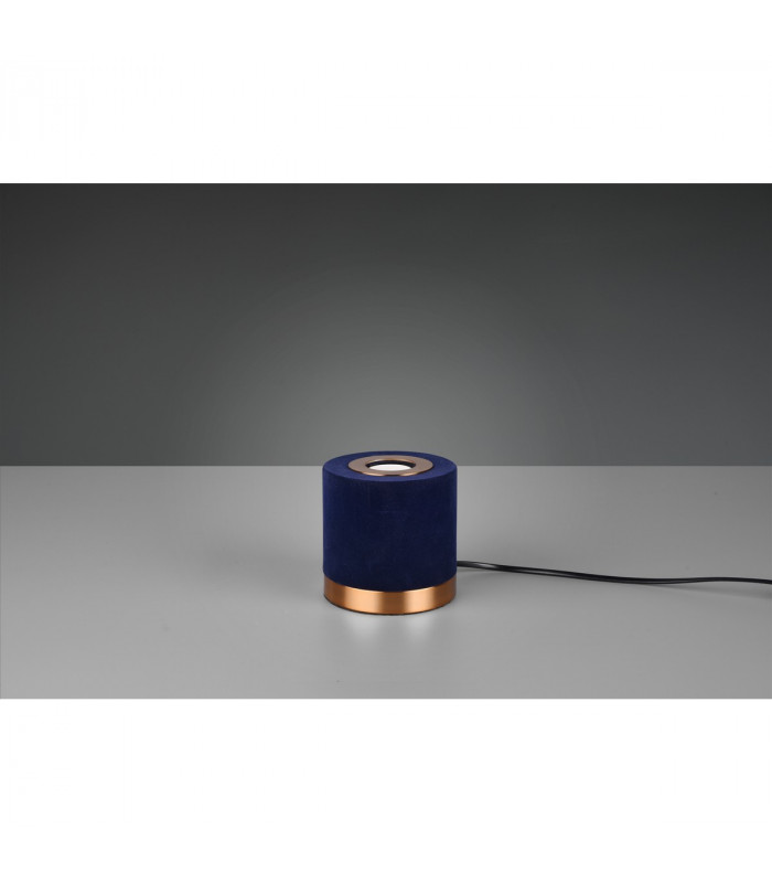 Judy Modern Cylindrical Table Lamp Blue-4