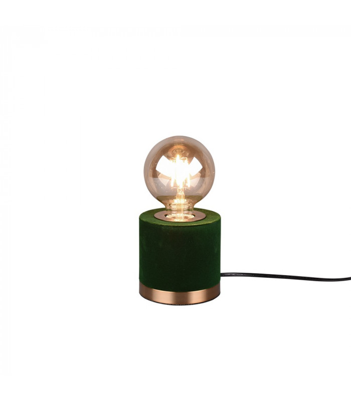 Judy Modern Cylindrical Table Lamp Green-1
