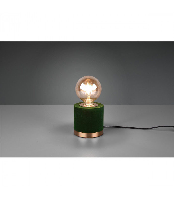 Judy Modern Cylindrical Table Lamp Green-2