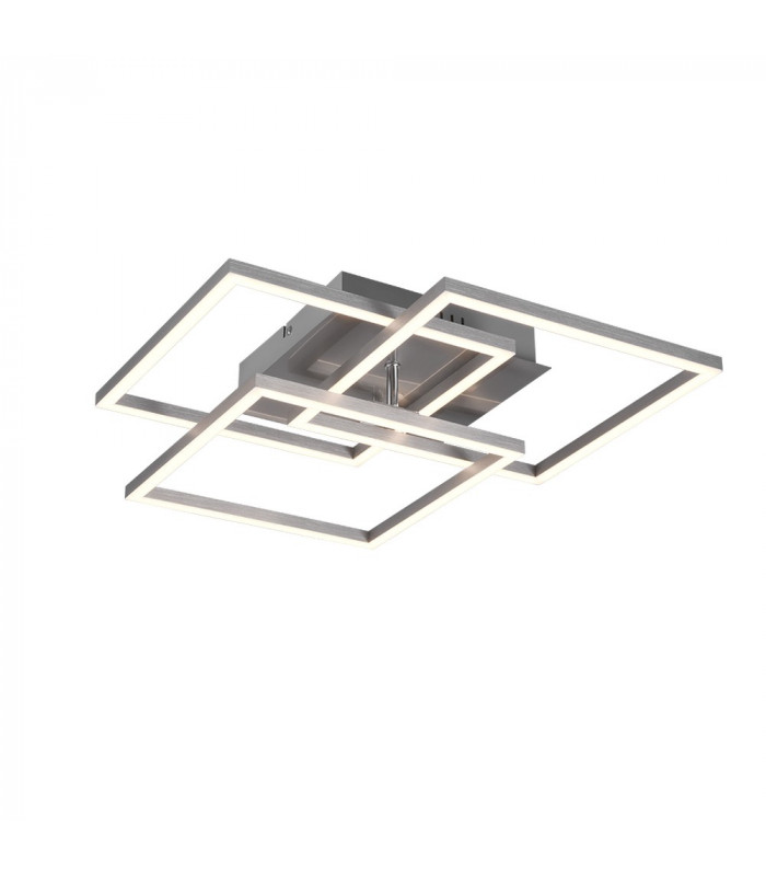Mobile Modern LED Semi Flush Light Nickel Matt 2700-6000K Remote control-1
