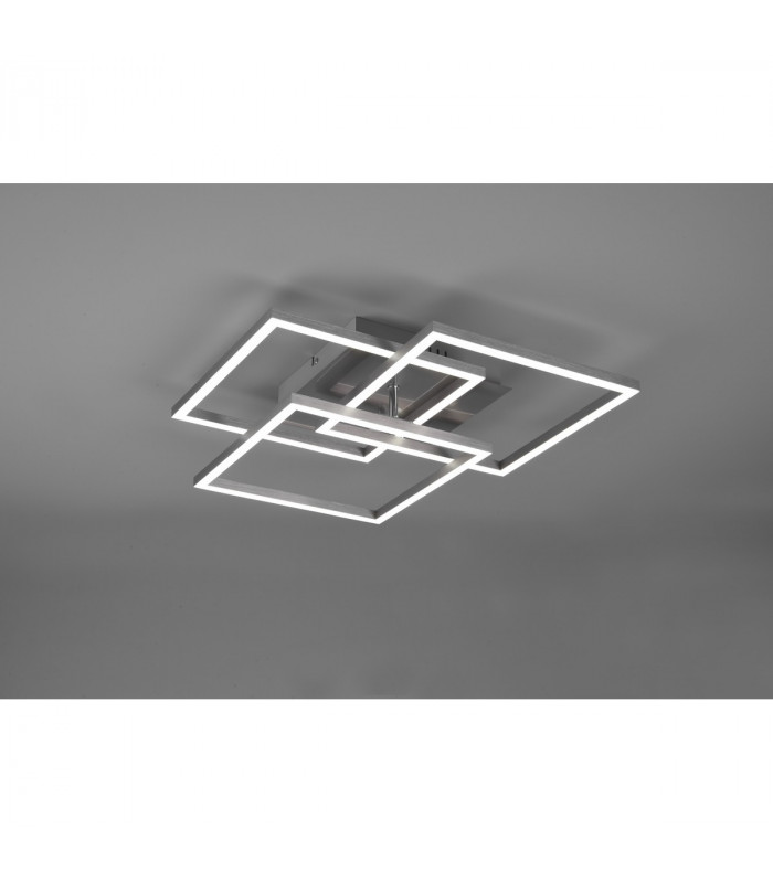 Mobile Modern LED Semi Flush Light Nickel Matt 2700-6000K Remote control-5