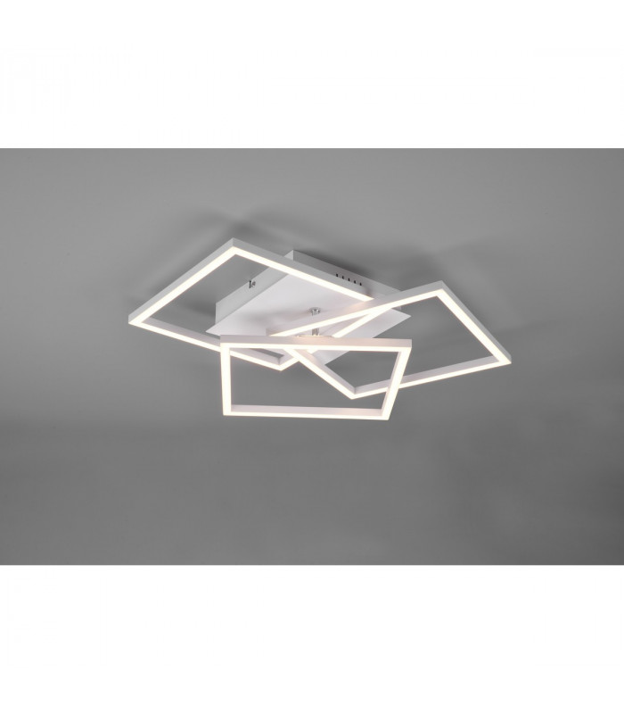 Mobile Modern LED Semi Flush Light White Matt 2700-6000K Remote control-3