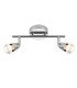 2 Light Adjustable Spotlight Chrome, GU10 - 1