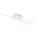 Route Modern 3 Light LED Semi Flush Light White Matt 4000K-1