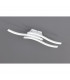 Route Modern 3 Light LED Semi Flush Light White Matt 4000K-2