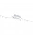 Route Modern 2 Light LED Semi Flush Light White Matt 4000K-1