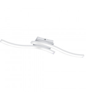 Route Modern 2 Light LED Semi Flush Light White Matt 4000K-1