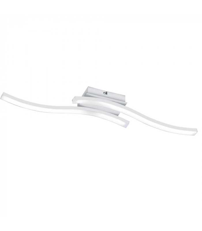 Route Modern 2 Light LED Semi Flush Light White Matt 4000K-1