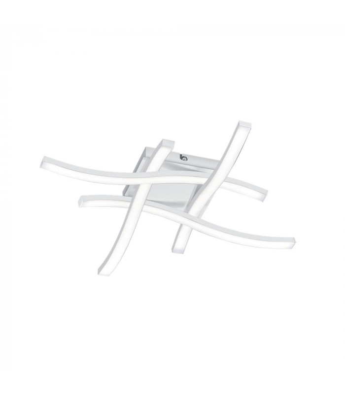 Route Modern 4 Light LED Semi Flush Light White Matt 4000K-1