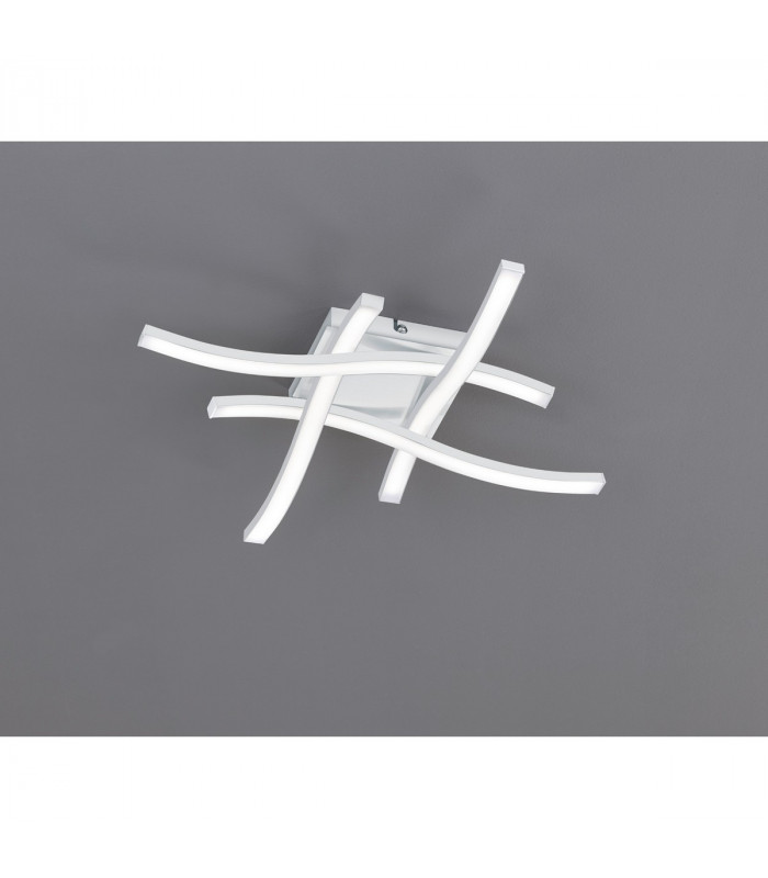 Route Modern 4 Light LED Semi Flush Light White Matt 4000K-2