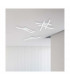 Route Modern 4 Light LED Semi Flush Light White Matt 4000K-3
