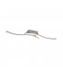 Route Modern 2 Light LED Semi Flush Light Nickel Matt 4000K-1