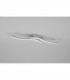 Route Modern 2 Light LED Semi Flush Light Nickel Matt 4000K-4