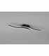 Route Modern 2 Light LED Semi Flush Light Black Matt 4000K-4