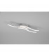 Route Modern 3 Light LED Semi Flush Light Nickel Matt 4000K-2