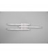 Route Modern 3 Light LED Semi Flush Light Nickel Matt 4000K-5