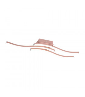 Route Modern 3 Light LED Semi Flush Light Rose gold 4000K-1