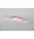 Route Modern 3 Light LED Semi Flush Light Rose gold 4000K-2