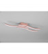 Route Modern 3 Light LED Semi Flush Light Rose gold 4000K-4