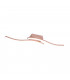 Route Modern 2 Light LED Semi Flush Light Rose gold 4000K-1