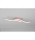 Route Modern 2 Light LED Semi Flush Light Rose gold 4000K-2
