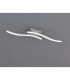 Route Modern 2 Light LED Semi Flush Light Nickel Matt 3000K-1