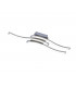 Route Modern 3 Light LED Semi Flush Light Nickel Matt 3000K-2