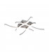 Route Modern 4 Light LED Semi Flush Light Nickel Matt 4000K-1